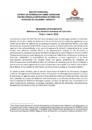 BOLETÍN TRIMESTRAL ENERO – MARZO 2020