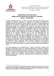 BOLETÍN TRIMESTRAL ENERO – MARZO 2021