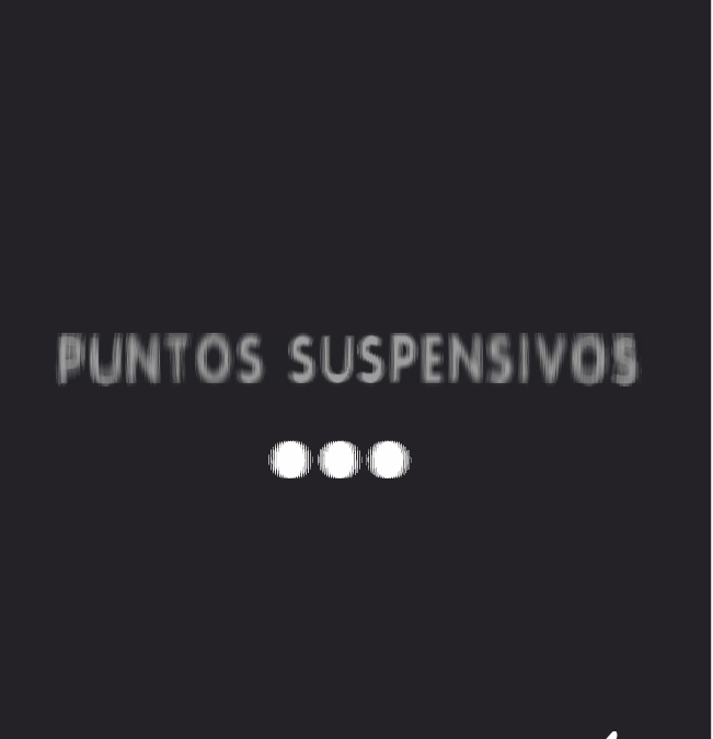 Informe anual ‘Puntos suspensivos’