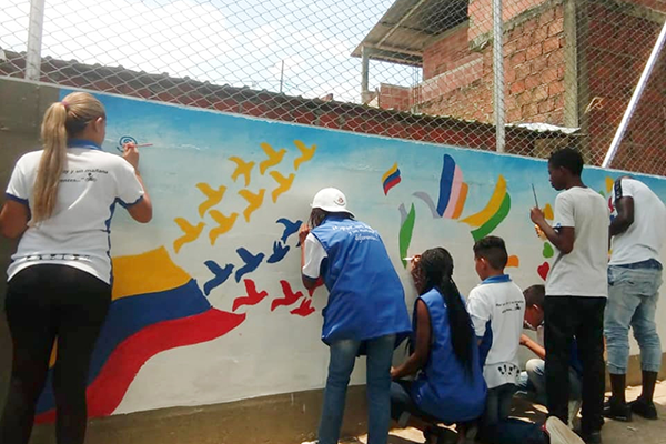 Una lucha juvenil por la paz en los bordes de Bogotá